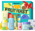 Quiyum Fruit Skincare Set - 5-Piece Hydrating Face Care Kit for Glass Skin