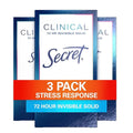Secret Clinical Strength Invisible Solid Deodorant, Stress Response, 1.6 oz