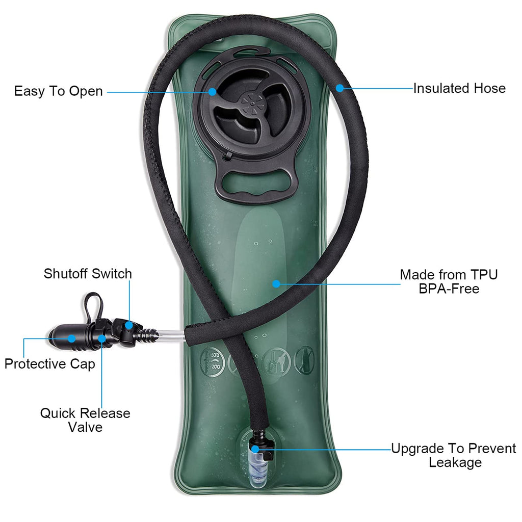 G4Free Military Hydration Backpack | 2.5L Bladder Tactical Molle Pack