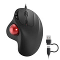Nulea M509 Wired Trackball Mouse – Ergonomic USB-A & USB-C Design