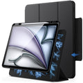 JETech Magnetic Case for iPad Air 13-Inch M3/M2 – Rotating Clear Cover