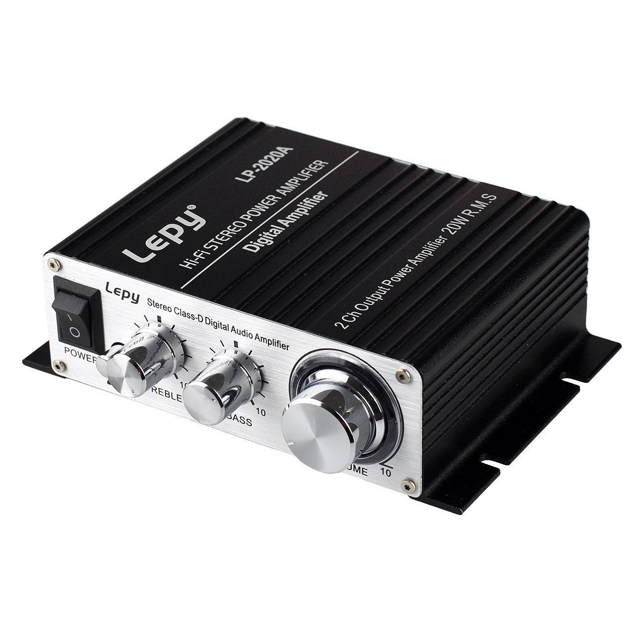Lepy LP-2020A Hi-Fi Audio Mini Amplifier with UK Power Supply – Black