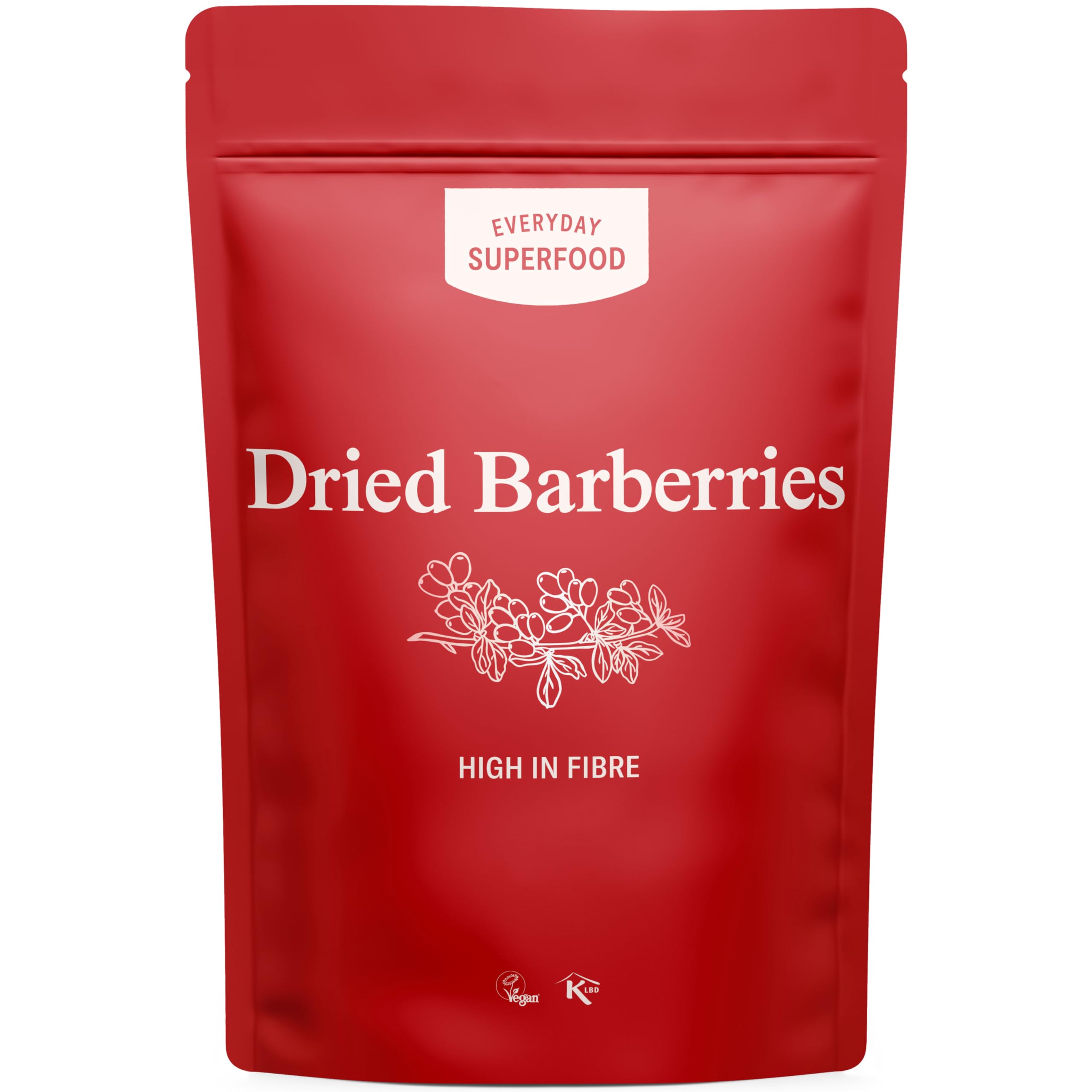 Jolof Store Dried Barberries 190g – Raw, Natural & Vegan Superfood