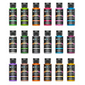 INK LAB Metallic Acrylic Paint Set - 18 Non-Toxic Colors for Canvas & Wood