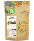 Wholefood Earth Flaked Almonds – 1kg Blanched & GMO-Free Nut Slices