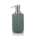 Kela AVA Soap Dispenser – 350ml Green Ceramic Refillable Pump Bottle