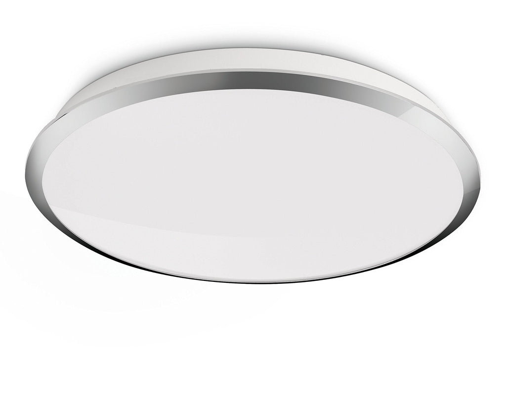 Philips MyLiving Denim LED Ceiling Light – Chrome Warm White 7.5W