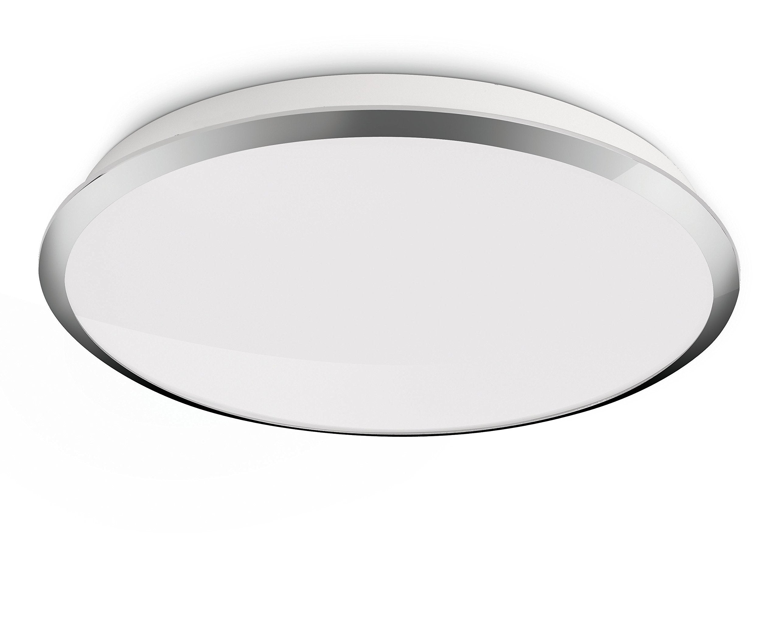Philips MyLiving Denim LED Ceiling Light – Chrome Warm White 7.5W