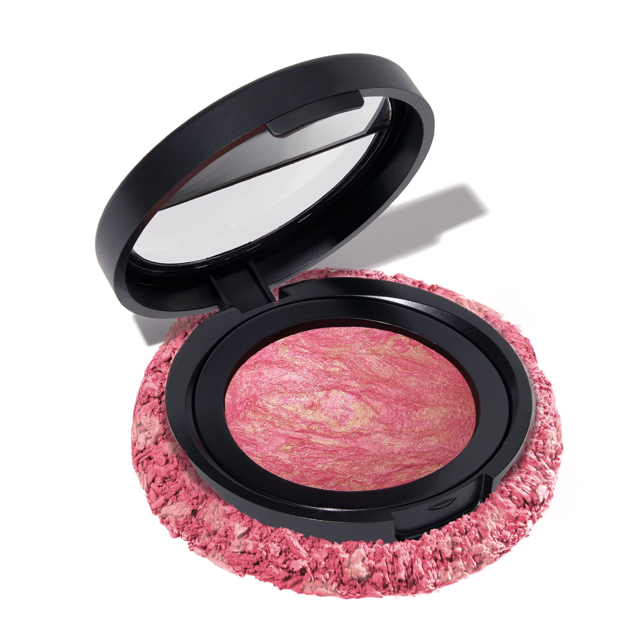 Laura Geller Baked Blush-n-Brighten Marbleized Blush - 110 Sunlit Rose