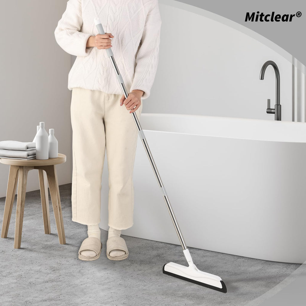 Mitclear Floor Squeegee Mop for Wet Room, Shower Sweeper Long Handle 50 IN - image 2