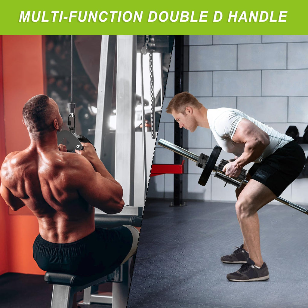 LAT Pulldown & Tricep Rope Home Gym Cable Attachments