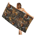 Camo Microfiber Beach Towel – Quick Dry Hunting Deer Bear