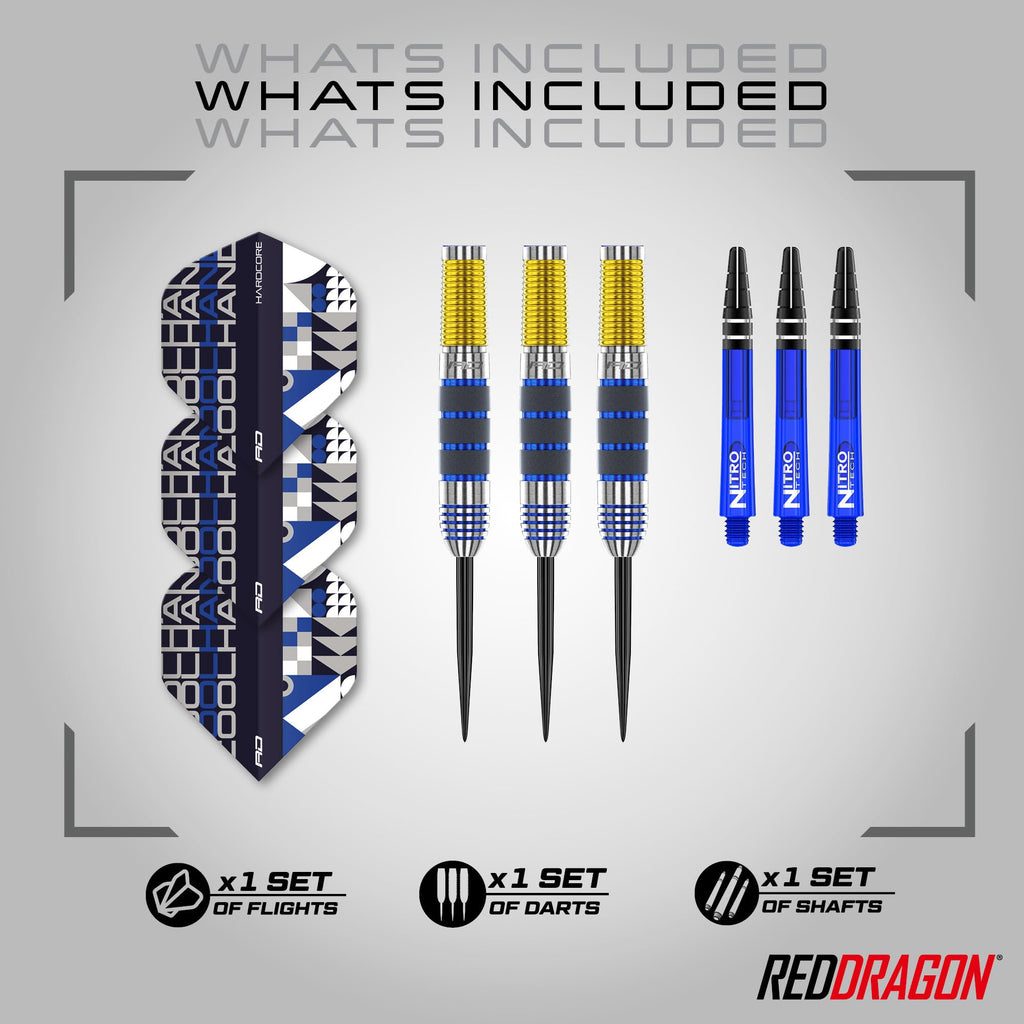 Red Dragon Luke Humphries 21g Tungsten Darts Set | Professional Darts
