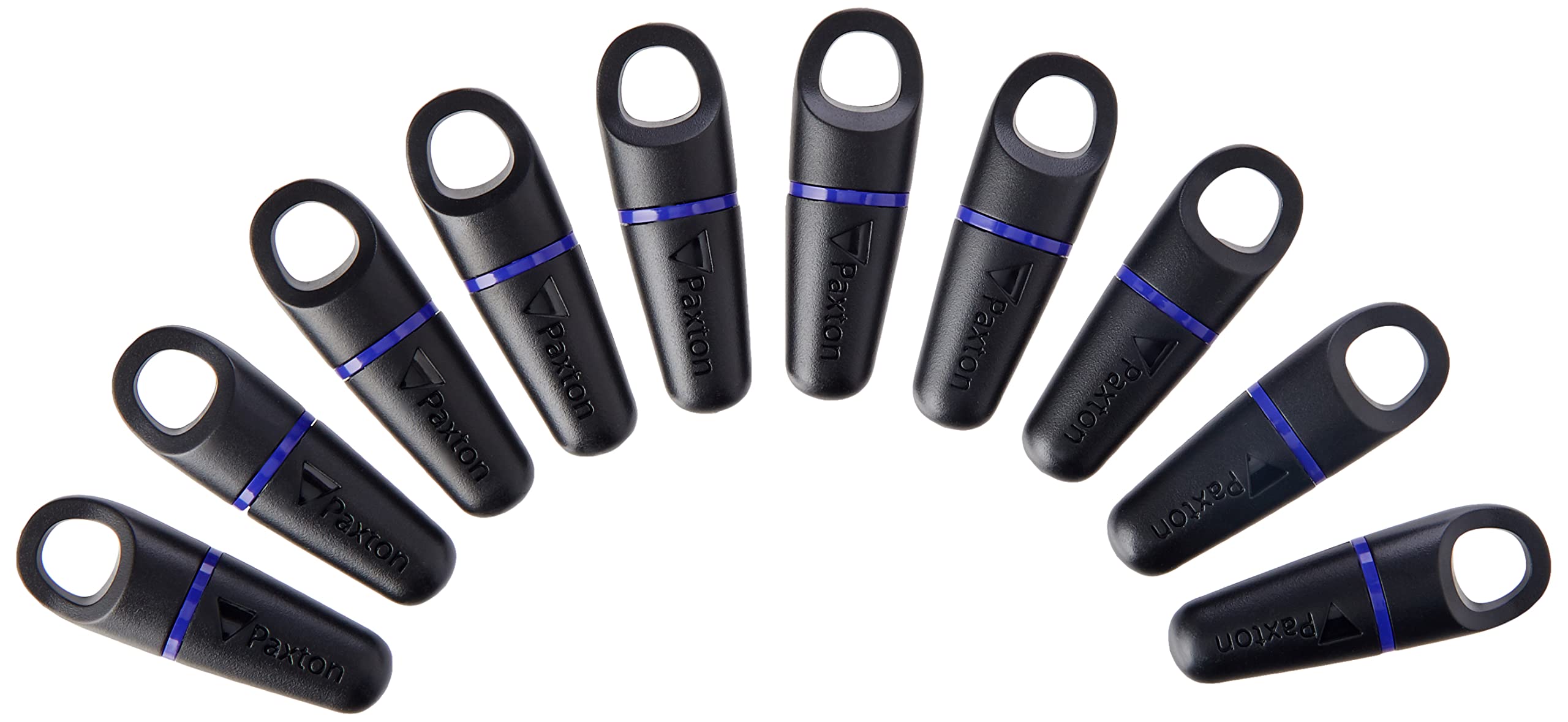 Paxton Net2 Proximity Keyfobs 695-644 – Blue Band Security Fobs, 10 Pack