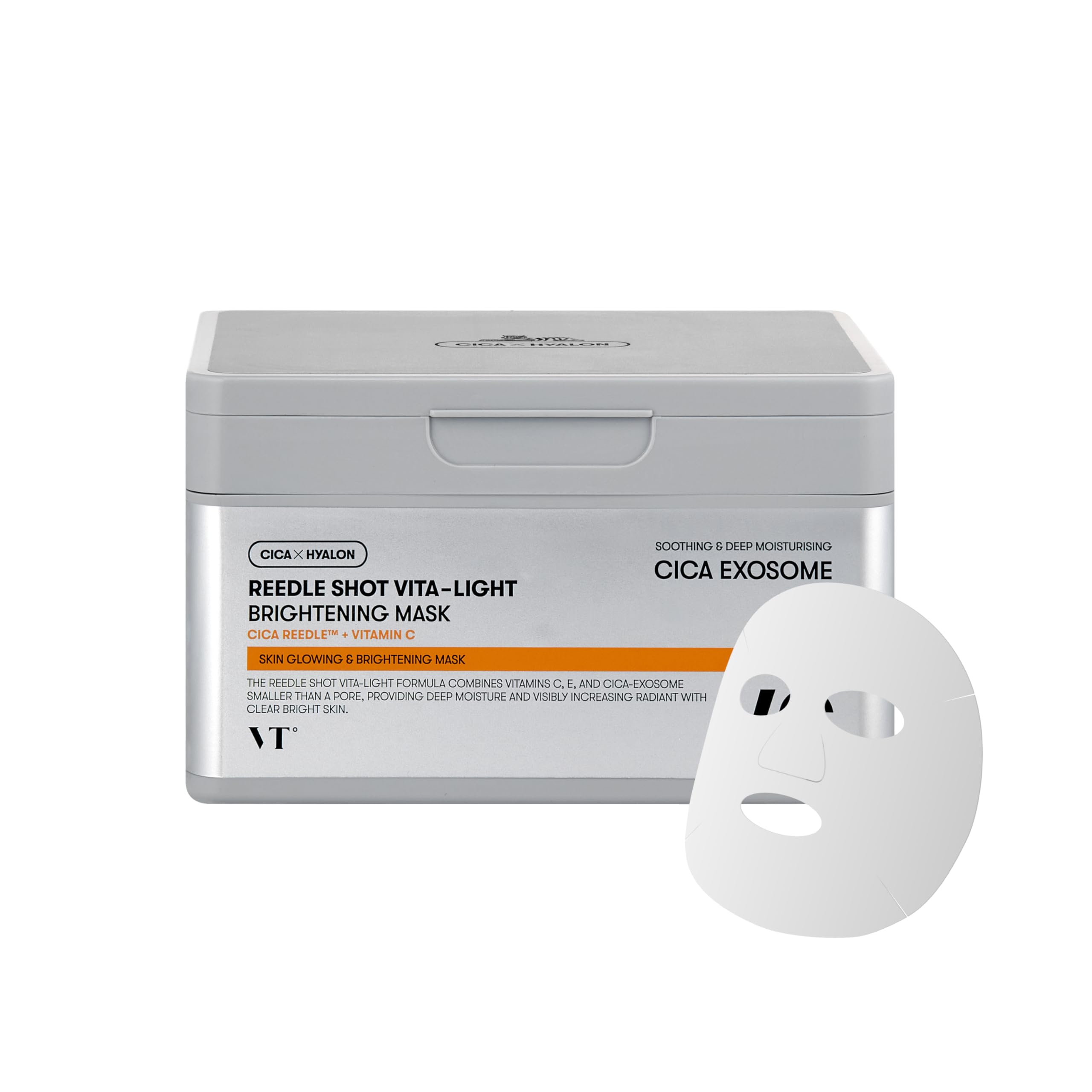 VT COSMETICS Reedle Shot Vita-Light Radiant Mask | Vitamin C (30 Sheets)