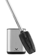 WEISSENSTEIN Silicone Toilet Brush | Wall-Mounted Triangular Design