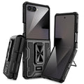 Doeshine Samsung Galaxy Z Flip 7 Case with Ring Kickstand & Hinge Protection