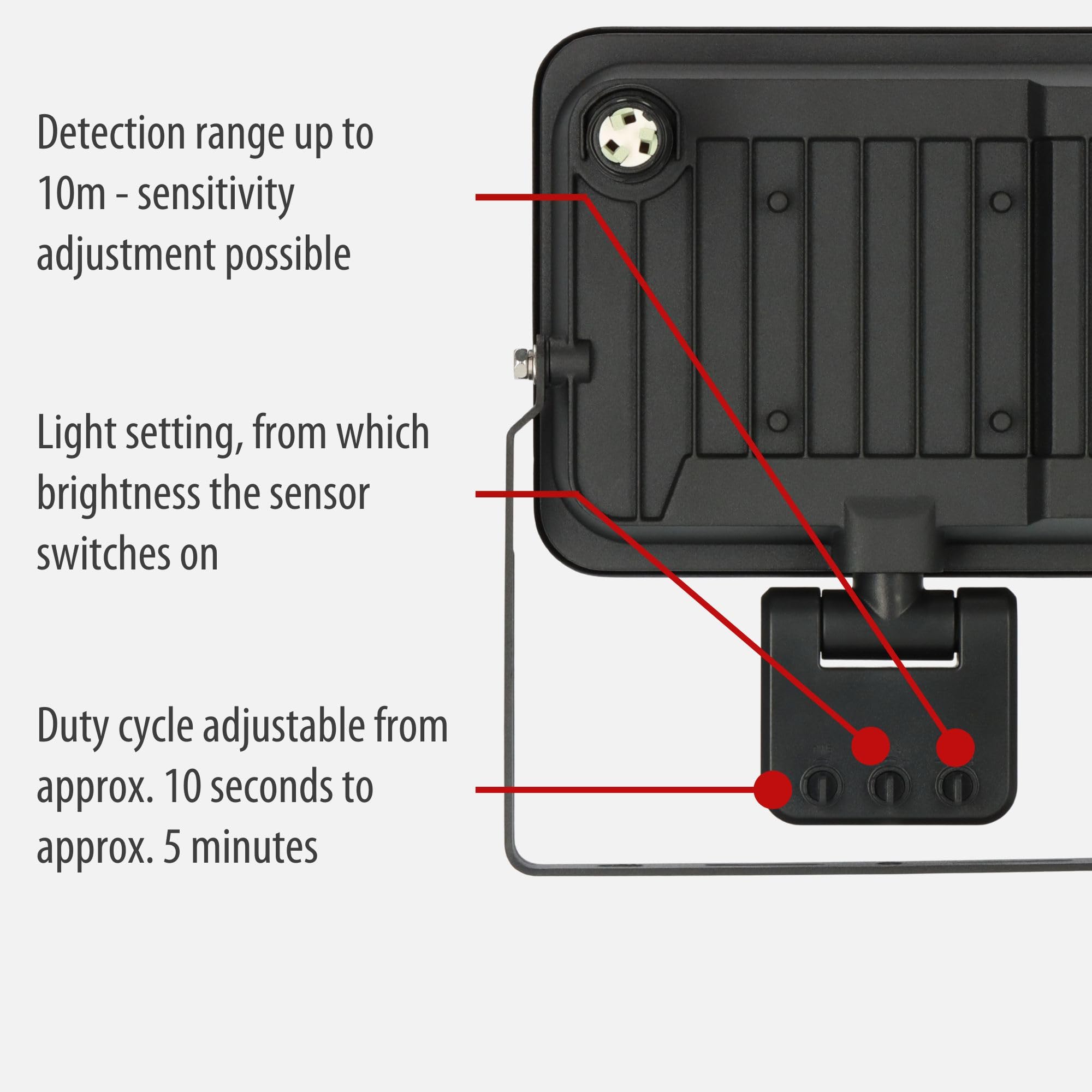 Brennenstuhl JARO 4060 P LED Outdoor Floodlight with Motion Sensor
