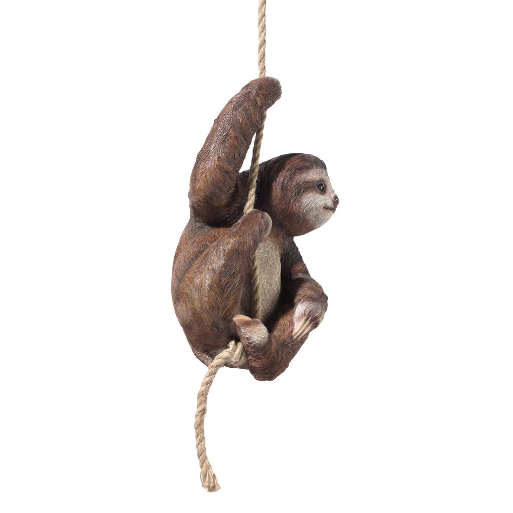 Design Toscano Hanging Sloth Statue – Hand-Painted Resin Garden Decor