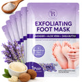 Foot Peel Mask - 6 Pairs Exfoliating Lavender & Shea Butter