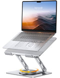 Lamicall Laptop Stand Desk, Laptop Riser - 360° Rotatable Foldable Aluminum Notebook Holder - image 1
