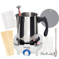 JULWHISPER DIY Candle Making Kit with 500W Hot Plate and 900ML Melting Pot