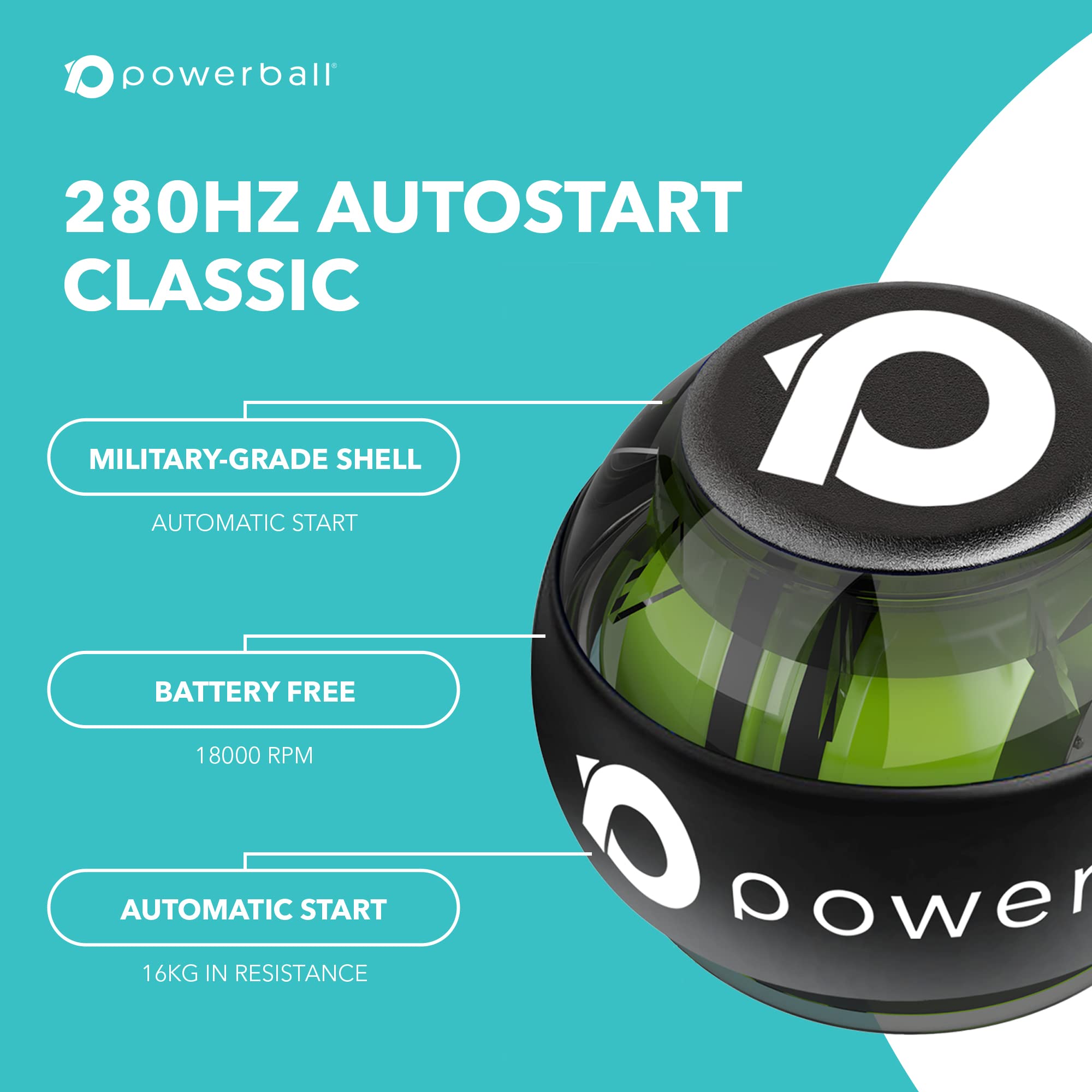 NSD Powerball 280Hz Autostart Classic - Wrist & Forearm Strengthener