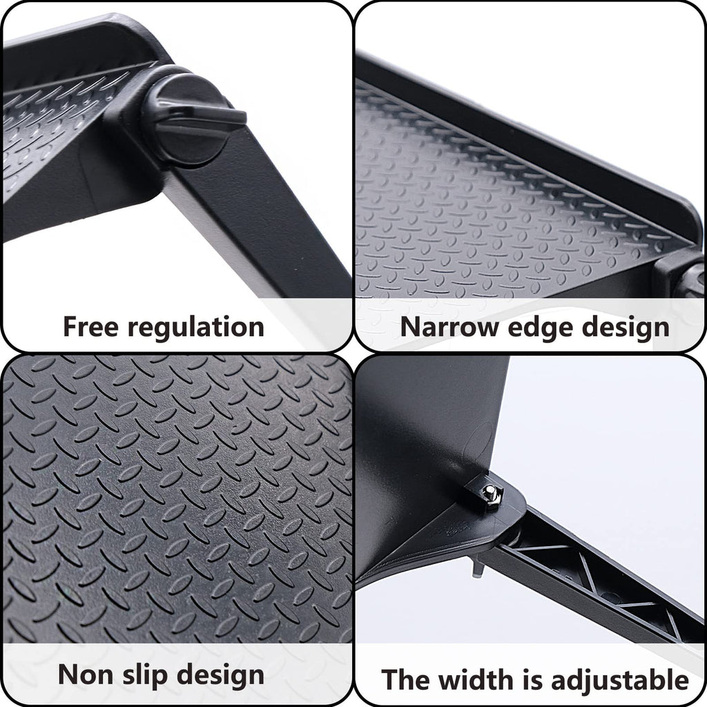 FORYNXHWIN 2 Pcs TV Top Shelf - Adjustable Screen Top Shelf, Computer Monitor Flat Panel Mount, Perfect for Cable Boxes, Media Boxes, Remote Controls - image 5