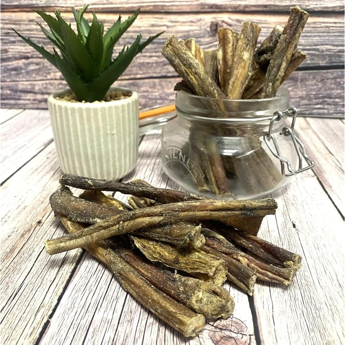 Maltbys Stores Natural Bully Sticks - 5" Beef Pizzle Dog Chews (50 Pack)