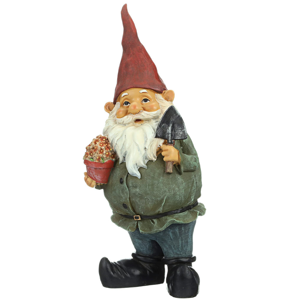 Design Toscano Dagobert Garden Gnome Statue – Resin Lawn Figurine
