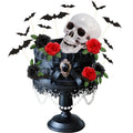 Gothic Cake Decorations – 29PCS Skull Rose Halloween Toppers