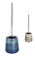 WK Potters Blue Ceramic Toilet Brush and Holder – Gloss Pottery Style