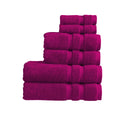 Christy Chroma 6-Piece Cotton Towel Set – 675GSM Heavyweight – Purple