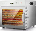 Kwasyo 8-Tray Stainless Steel Food Dehydrator | Fruit Dryer Machine