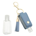 sourcing map Portable Travel Empty Bottle with Keychain, 30ml PU Leather Mini Squeeze Bottles - image 1