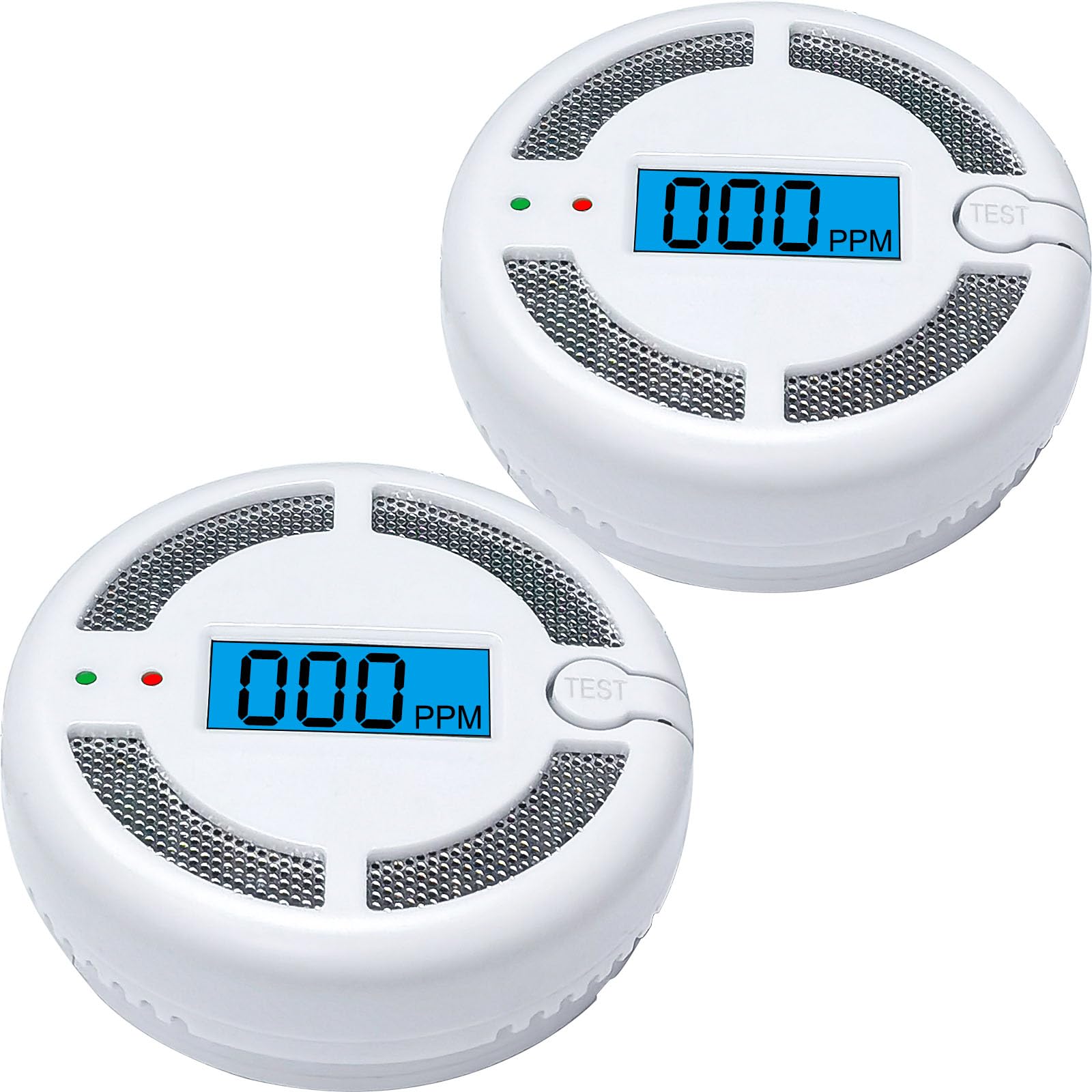Jolof Store Mini Carbon Monoxide Detector | Battery Powered CO Alarm