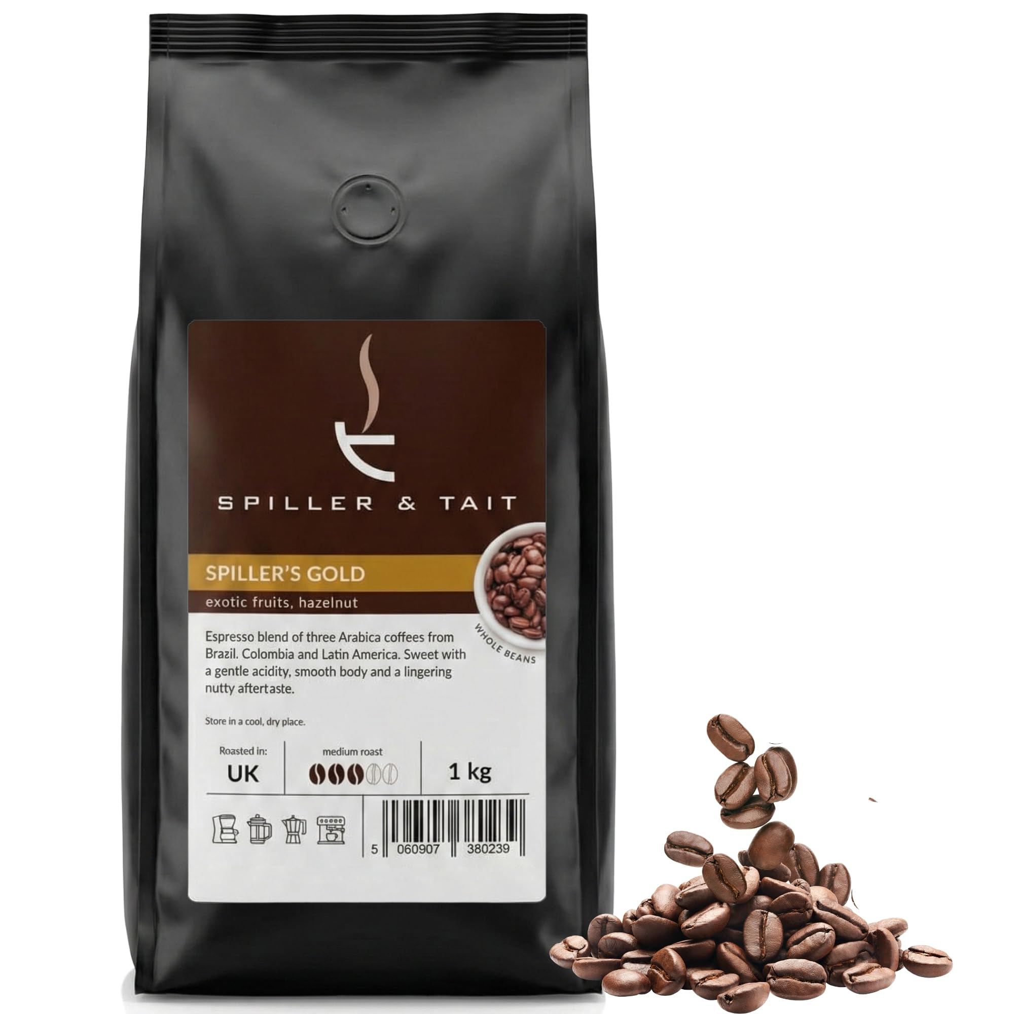 Spiller & Tait Spiller's Gold Coffee Beans | 1kg Arabica Espresso Blend