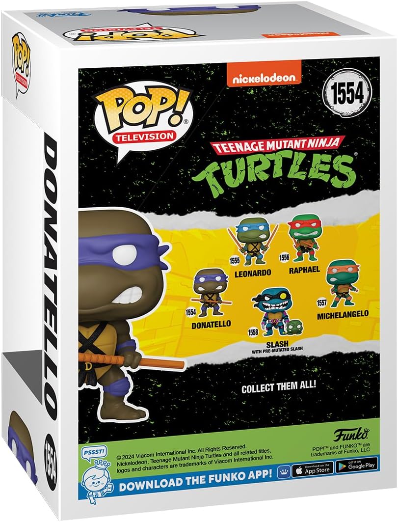 Funko Pop! TMNT Donatello Vinyl Figure – 3.75 Inch Collectible Toy
