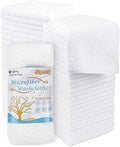 Orighty Microfibre Washcloths – 50 Pack Absorbent 12x12 Face Cloths