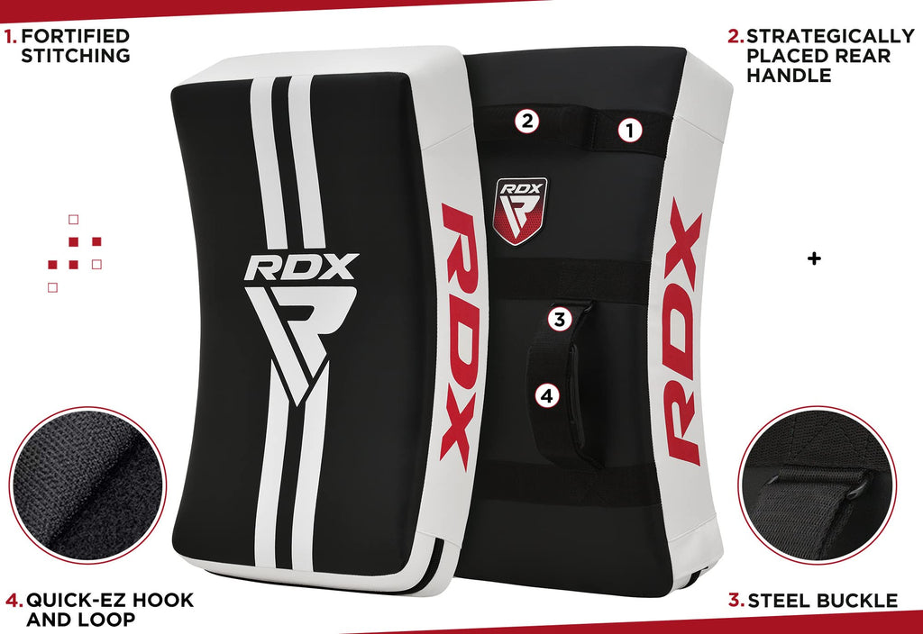 RDX Curved Kick Shield | Large 60cm Muay Thai MMA Striking Body Pad