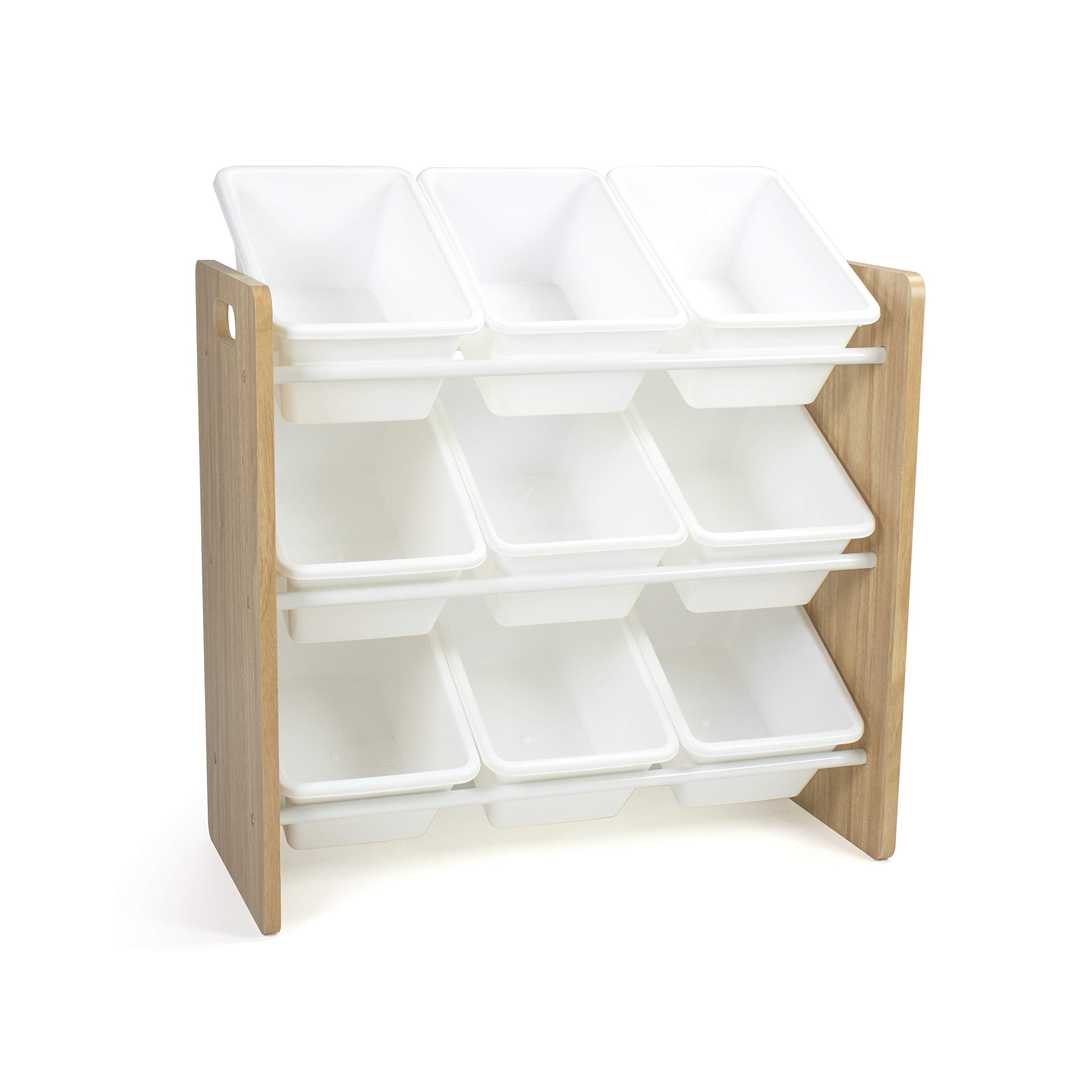 Humble Crew Journey Wooden Toy Storage Organiser | 9 Bins - White