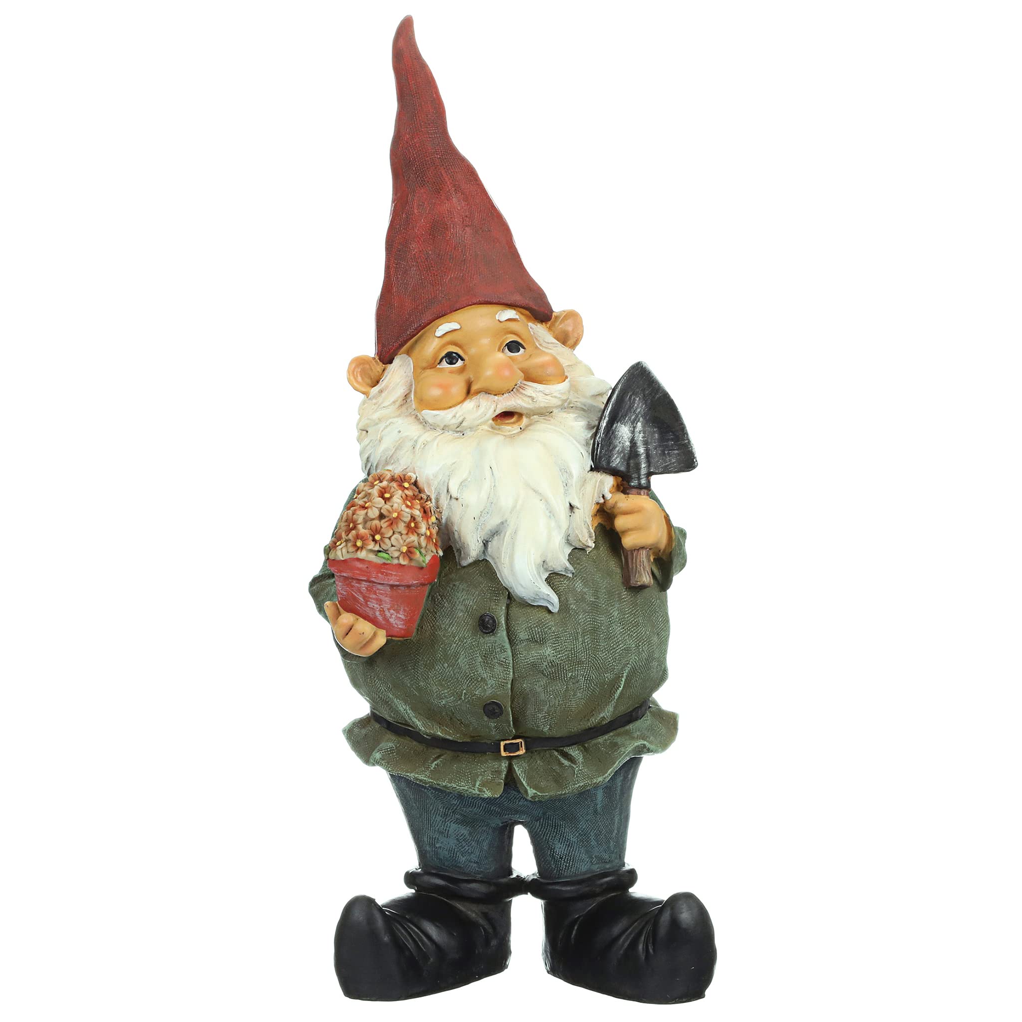 Design Toscano Dagobert Garden Gnome Statue – Resin Lawn Figurine