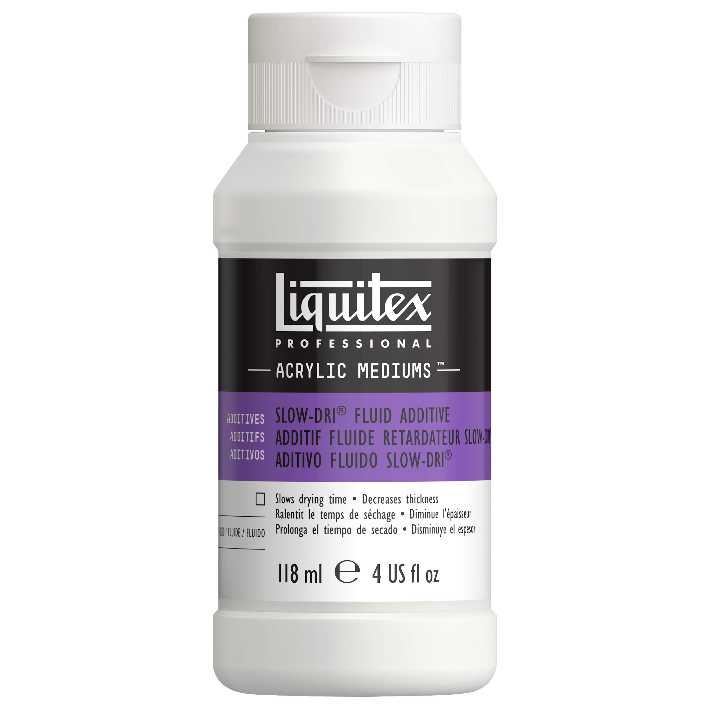 Liquitex Professional Slow-Dri Fluid Retarder Painting Medium, 118ml
