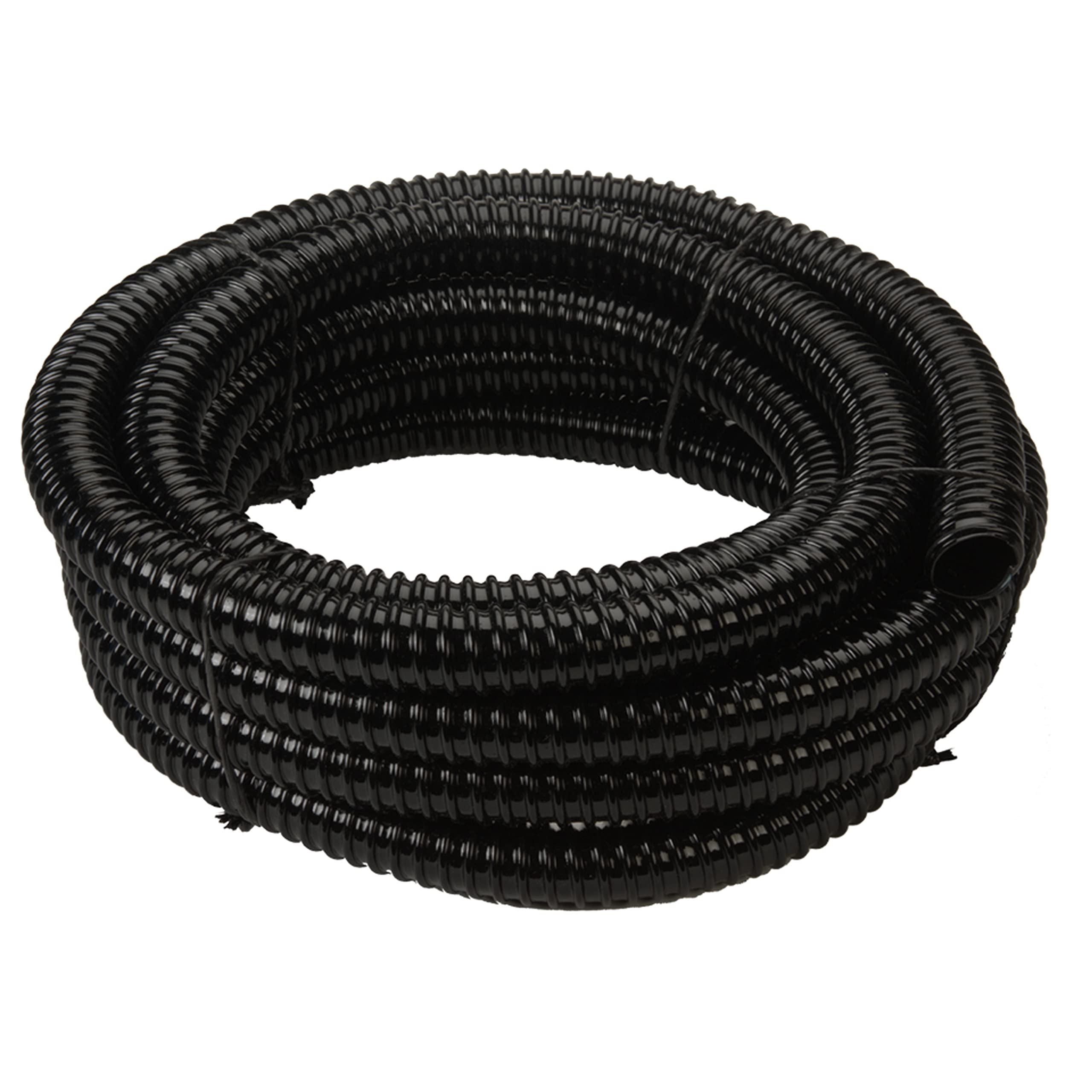 TotalPond 1-Inch x 20-Foot Black Corrugated Pond Tubing for Pumps
