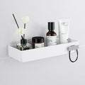 YOHOM Adhesive Shower Caddy – White Wall Mounted Bathroom Organizer