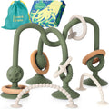 Baby Teething Toy – Suction Sensory High Chair Toy, Green