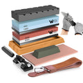 Jolof Store Whetstone Knife Sharpener Set – 400/1000 3000/8000 Grit Kit