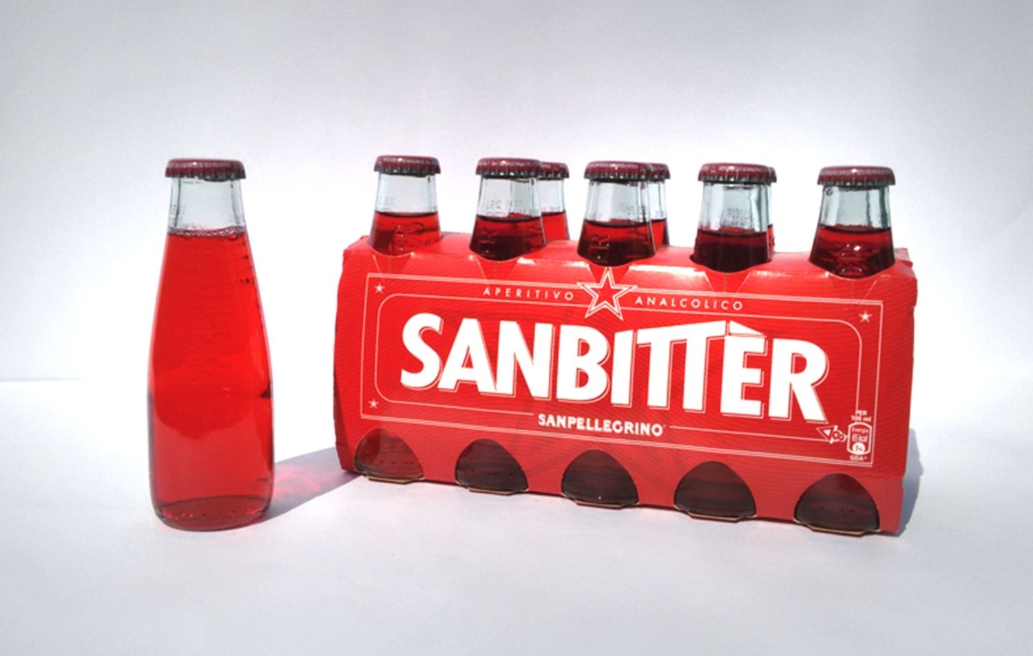 Sanpellegrino Sanbittèr Aperitivo Analcolico – 10 x 100 ml Multipack