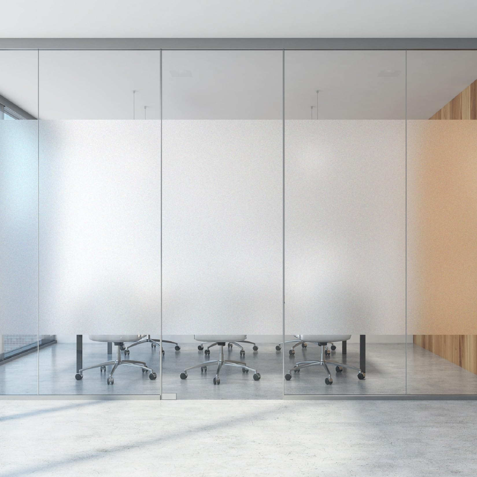 KESPEN Frosted Privacy Window Film | Static Cling Heat Blocking, 60x200cm