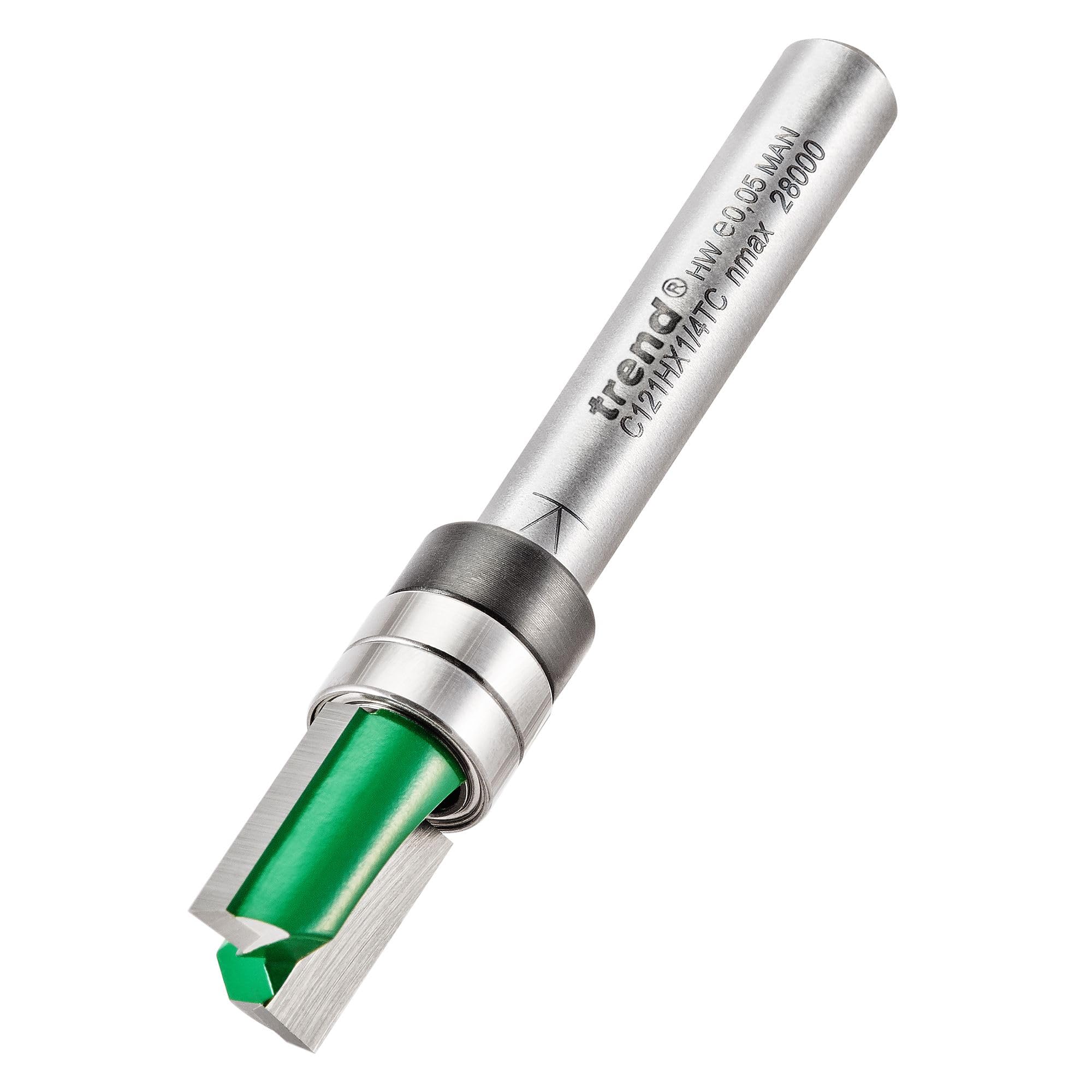 Trend CraftPro Guided Profiler Router Bit | 1/4" Shank | Carbide Tipped